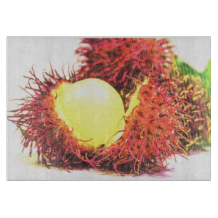Planche À Découper "Fruit Rambutan" Belle Photo. Commandez dès mainte