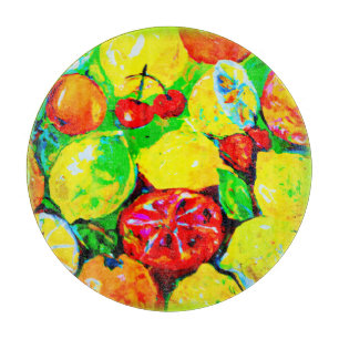 Planche À Découper "Fruits d'été" Belle Art. Acheter Maintenant