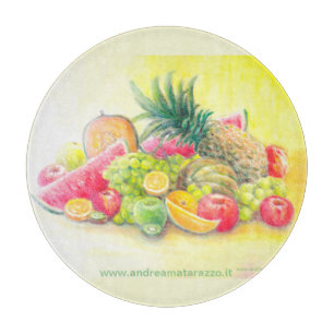 Planche À Découper Fruits heureux