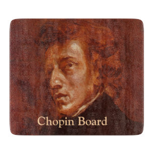 Planche À Découper Funny Chopin Board - Portrait de musique classique