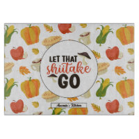 Funny Shiitake Champagne Thanksgiving Motif alimen