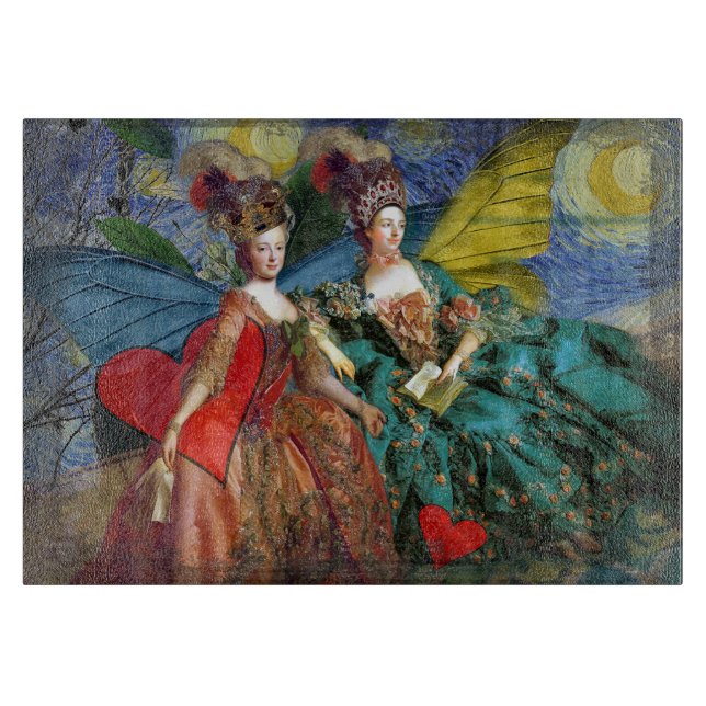 Planche À Découper Gemini gothique classique femme papillon Whimsical (Devant)