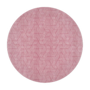 Planche À Découper Géométrie de ligne : Texture Vintage moderne