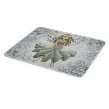 Glass Cutting Board- Fairy Summoning Spring Design