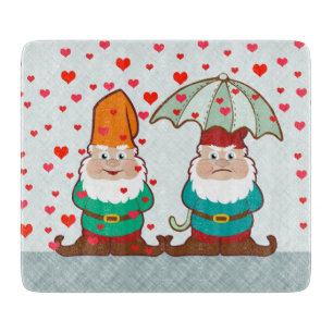 Planche À Découper Gnomes heureux et grincheux