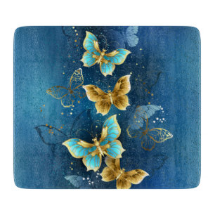 Planche À Découper Golden butterflies