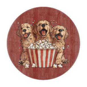 Planche À Découper Golden Retriever Dogs Movie Popcorn Bucket