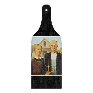 Planche À Découper gothique américain par Grant Wood, art de reproduc