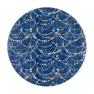 Planche À Découper Grain de Noël : motif festif sans soudure