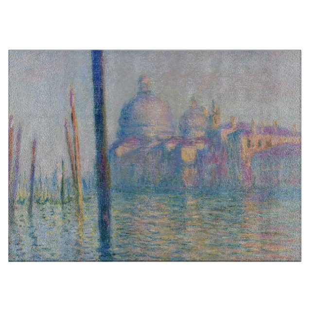 Planche À Découper Grand Canal Monet Venise Italie Peinture classique (Devant)