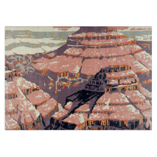 Planche À Découper Grand Canyon Western Graphic Art American