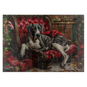 Planche À Découper Grand Danois Noël Fête