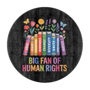 Planche À Découper Grand fan des droits de l'Homme 