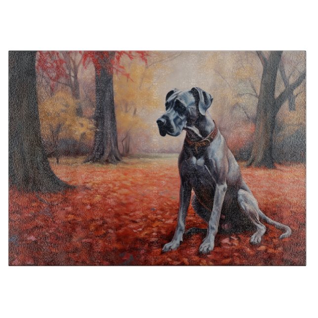 Planche À Découper Grande Danse en automne Feuilles automne Inspirati (Devant)