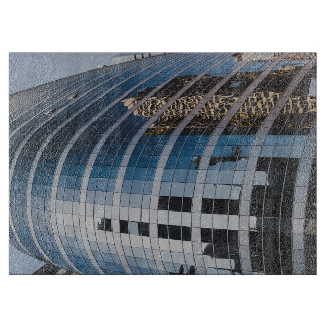 Planche À Découper gratte-ciel en verre de Dubaï (Devant)
