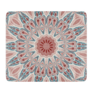 Planche À Découper Grattez moderne Kaleidoscope Mandala art fractal