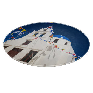 Planche À Découper Grèce et île grecque de Santorin ville d'Oia 4