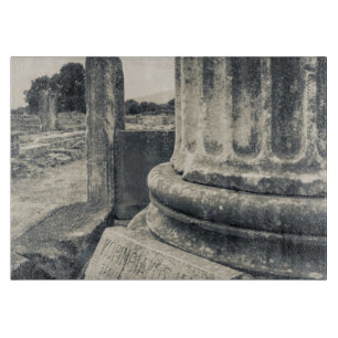 Planche À Découper Grèce, ruines d'une ville antique