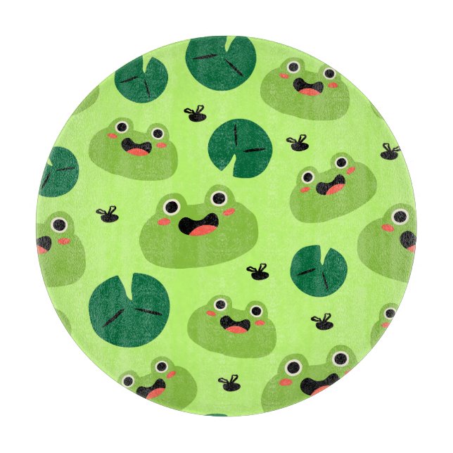 Planche À Découper Grenouille drôle (Devant)