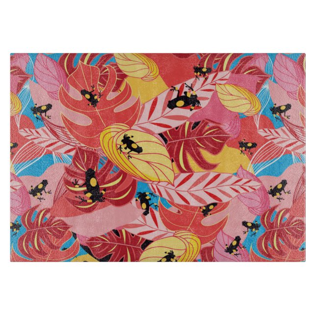 Planche À Découper Grenouilles de jungle (Devant)