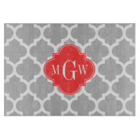 Grey Whal Marocain #5 Coral Rouge 3 Monogramme ini