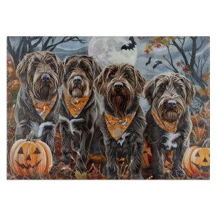 Planche À Découper Griffon à poil dur Halloween Épouvantable