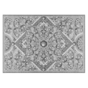 Planche À Découper Gris dentée céramique