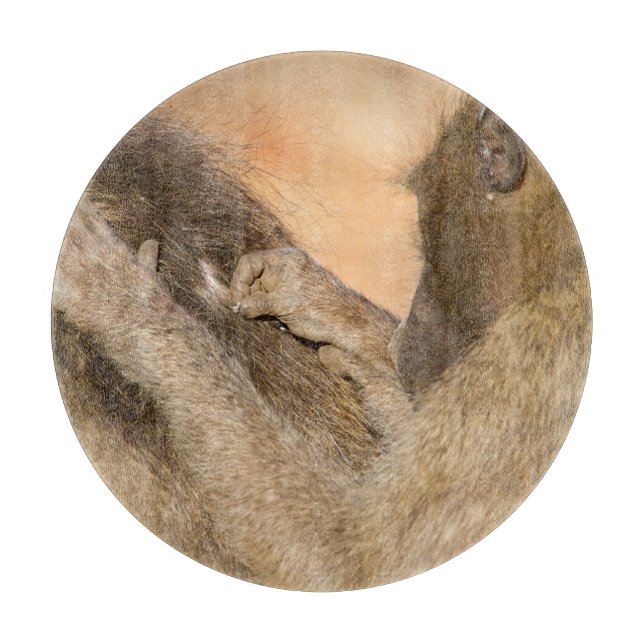 Planche À Découper Grooming baboons (Devant)