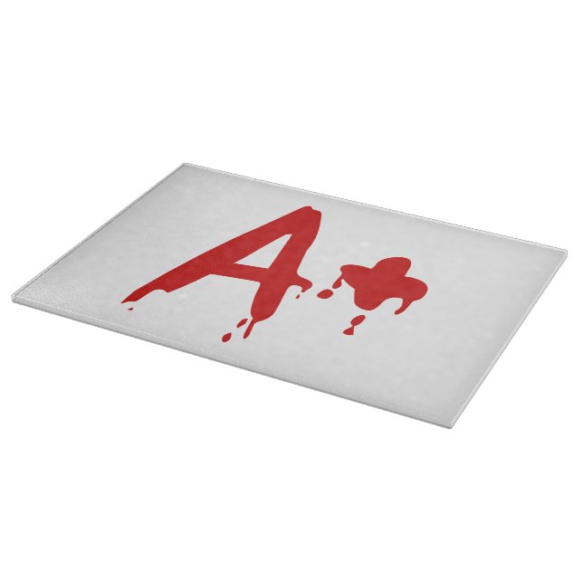 Planche À Découper Groupe sanguin A+ Positif #Hôpital d'horreur (Coin)