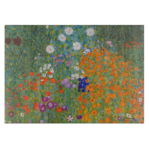 Planche À Découper Gustav Klimt Fleur Jardin Cottage Nature