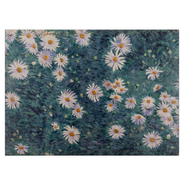 Planche À Découper Gustave Caillebotte - Lit de marguerites, détails (Devant)