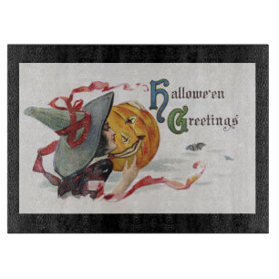 Planche À Découper Halloween Baiser de sorcière : Citrouille magique 