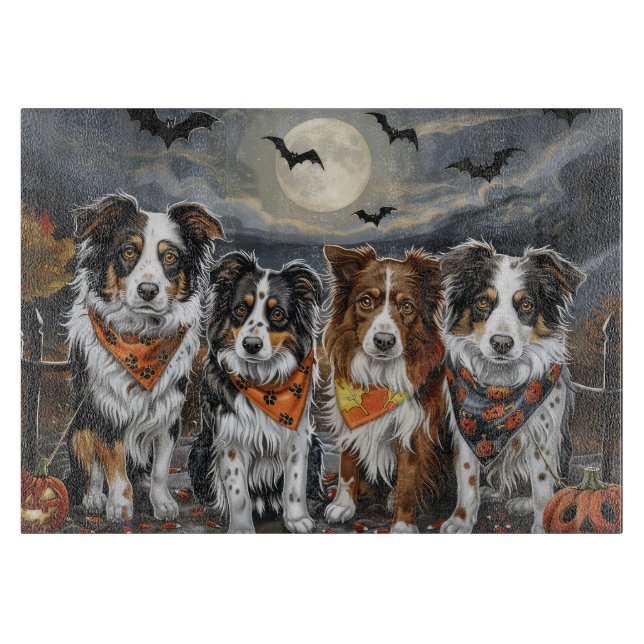 Planche À Découper Halloween Éffrayant australien (Devant)