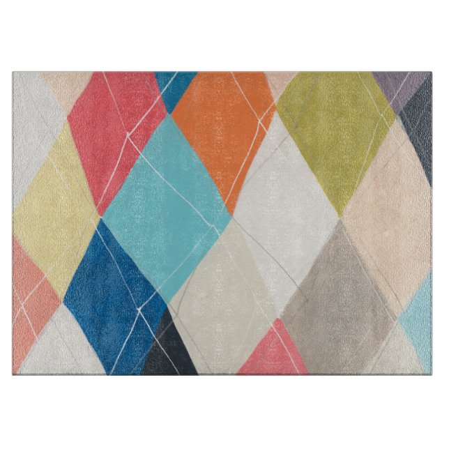 Planche À Découper Harlequin Hopscotch - Motif Jacquard (Devant)