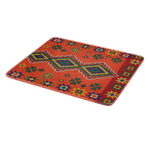 Planche À Découper Harmonie marocaine en orange