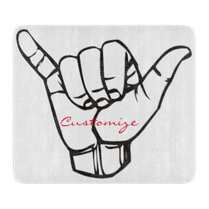 Planche À Découper Hawaii Shaka Brah Wave Thunder_Cove