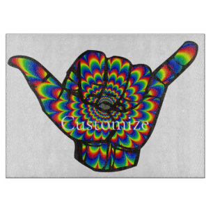 Planche À Découper Hawaiian Shaka Psychedelic Thunder_Cove