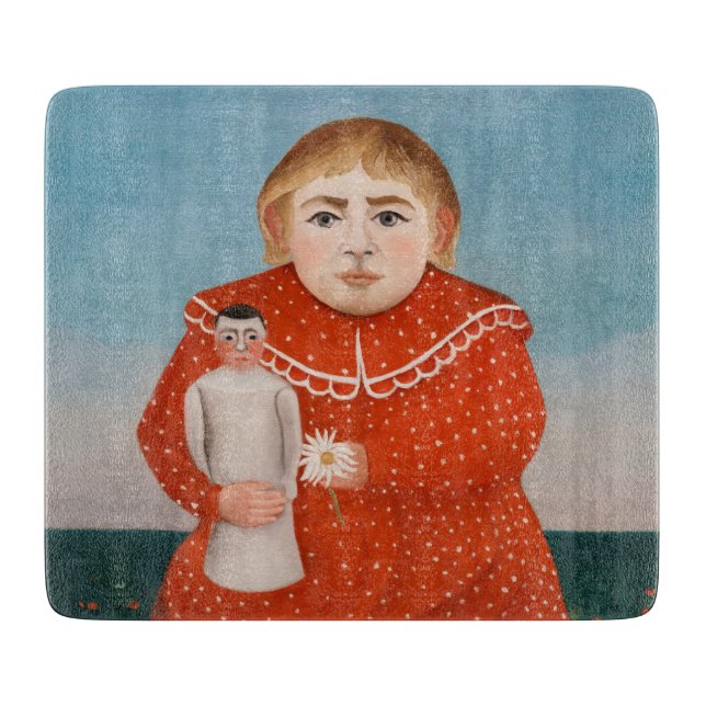 Planche À Découper Henri Rousseau - Enfant avec poupée (Devant)