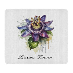 Planche À Découper Herbal Life : fleur passion personnalisable