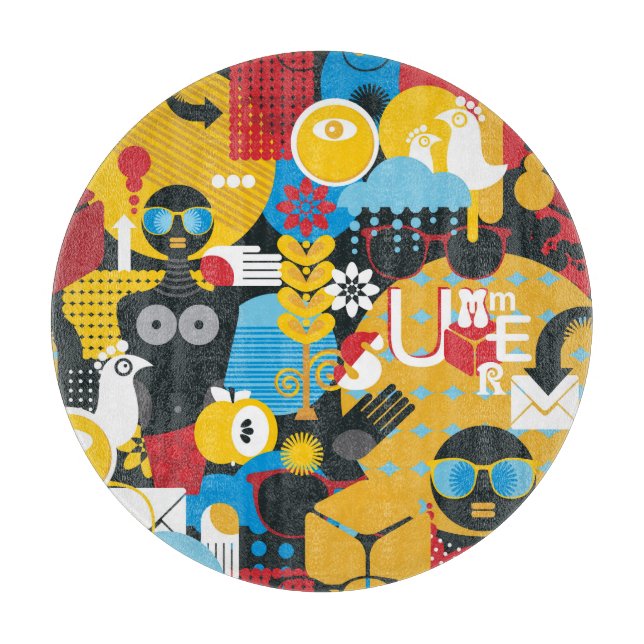 Planche À Découper Heure d'été (Devant)