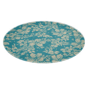 Planche À Découper Hibiscus Pareau Hawaiian Glass Cutboard