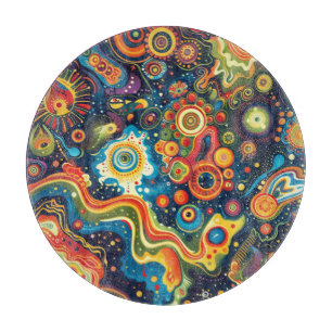 Planche À Découper Hippie Art Cutting Board