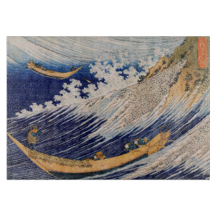 Planche À Découper Hokusai Ocean Waves Sea Boats