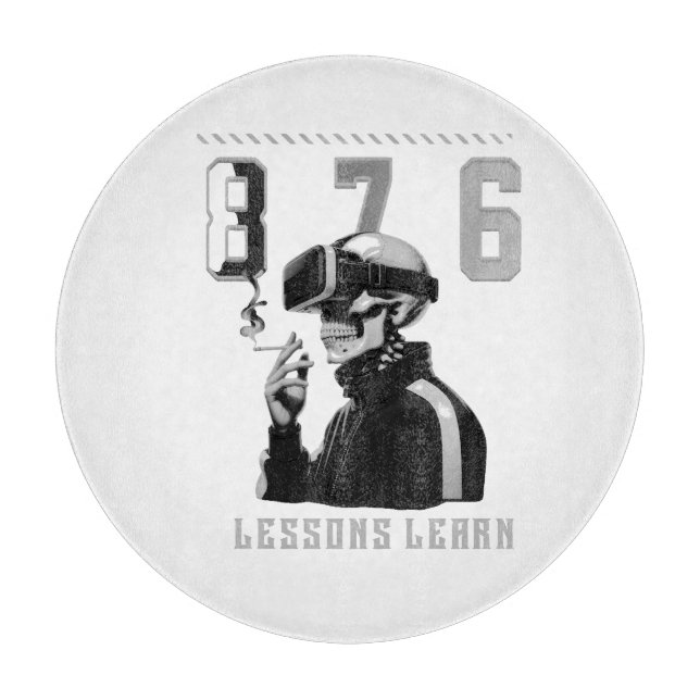 Planche À Découper Home/Kitchen 876 LESSONS LEARN Cutting Board (Devant)