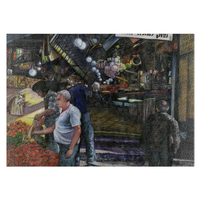 Planche À Découper Hommes de commerce, Jérusalem (Devant)