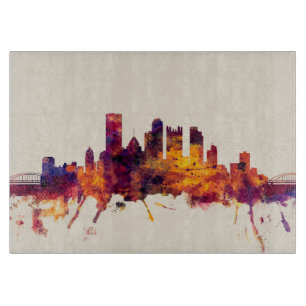 Planche À Découper Horizon de Pittsburgh Pennsylvanie