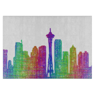Planche À Découper Horizon de Seattle