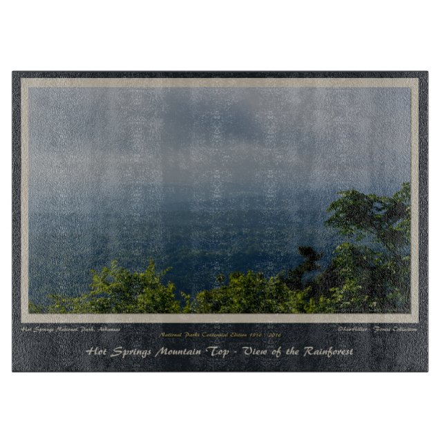 Planche À Découper Hot Springs National Park Rainforest Centennial Ed (Devant)