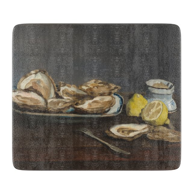 Planche À Découper Huîtres (par Edouard Manet) (Devant)