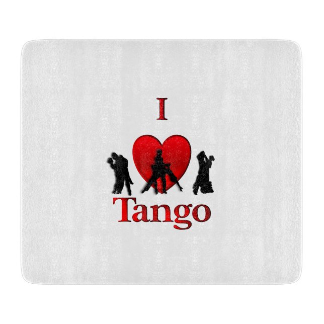 Planche À Découper I Heart Tango (Devant)